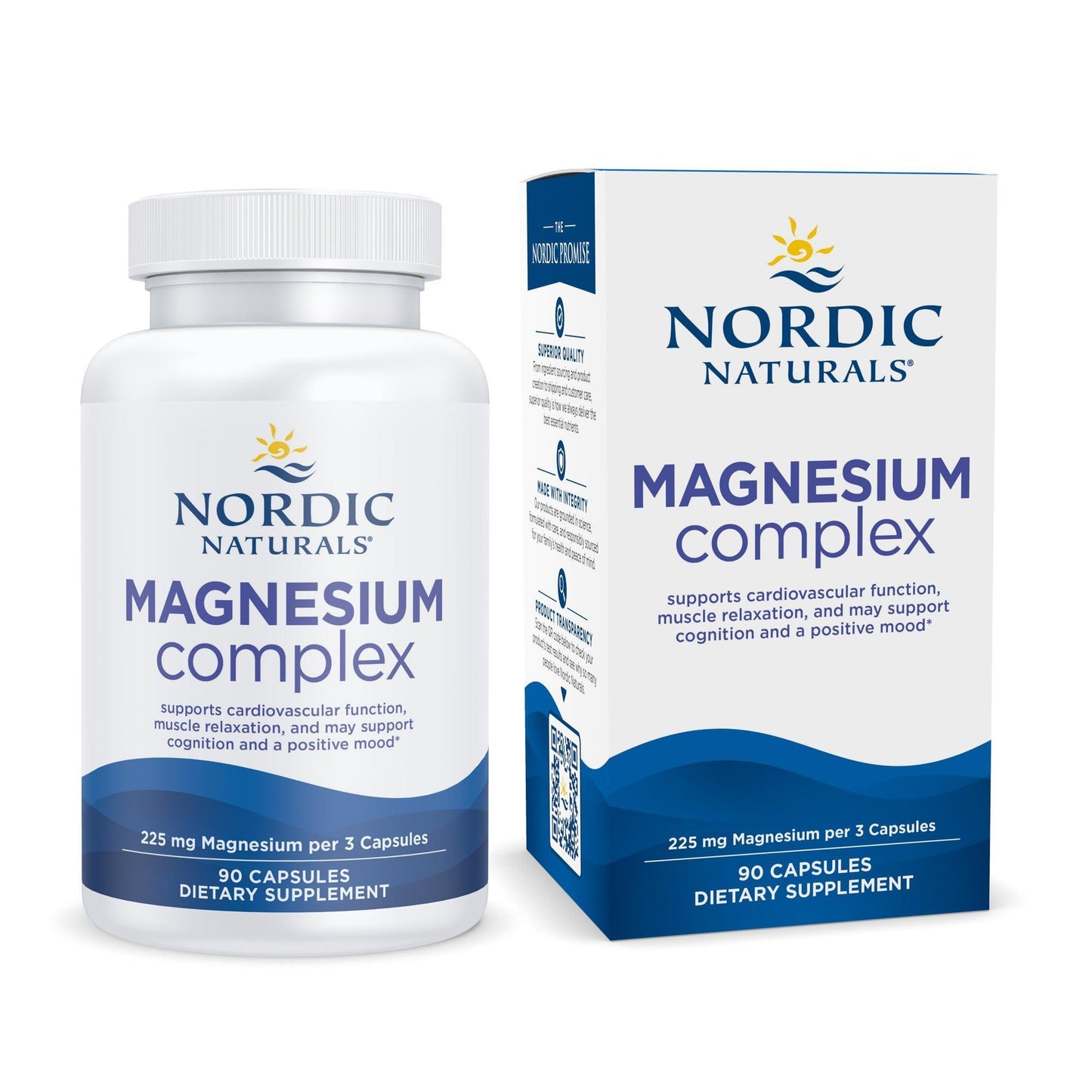 Nordic Magnesium Complex 90ct | Bottle - SlimGroupinc