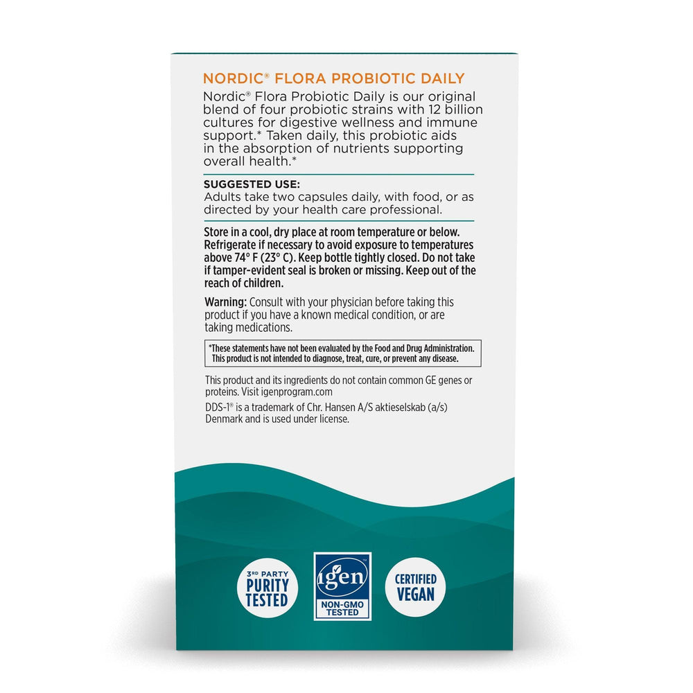 
                  
                    Nordic Flora Probiotic Daily 60ct | Bottle - SlimGroupinc
                  
                