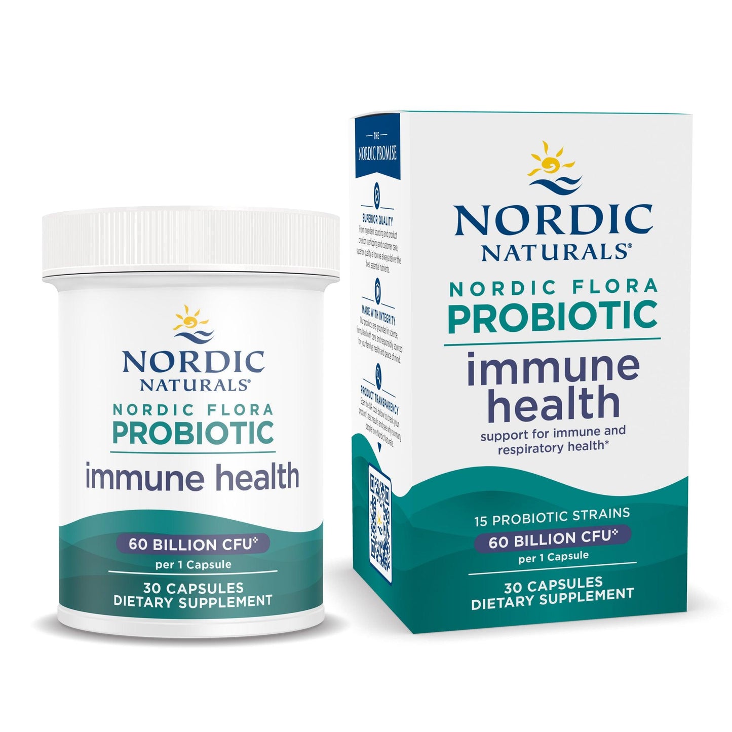 Nordic Flora Probiotic Immune Health | Bottle - SlimGroupinc