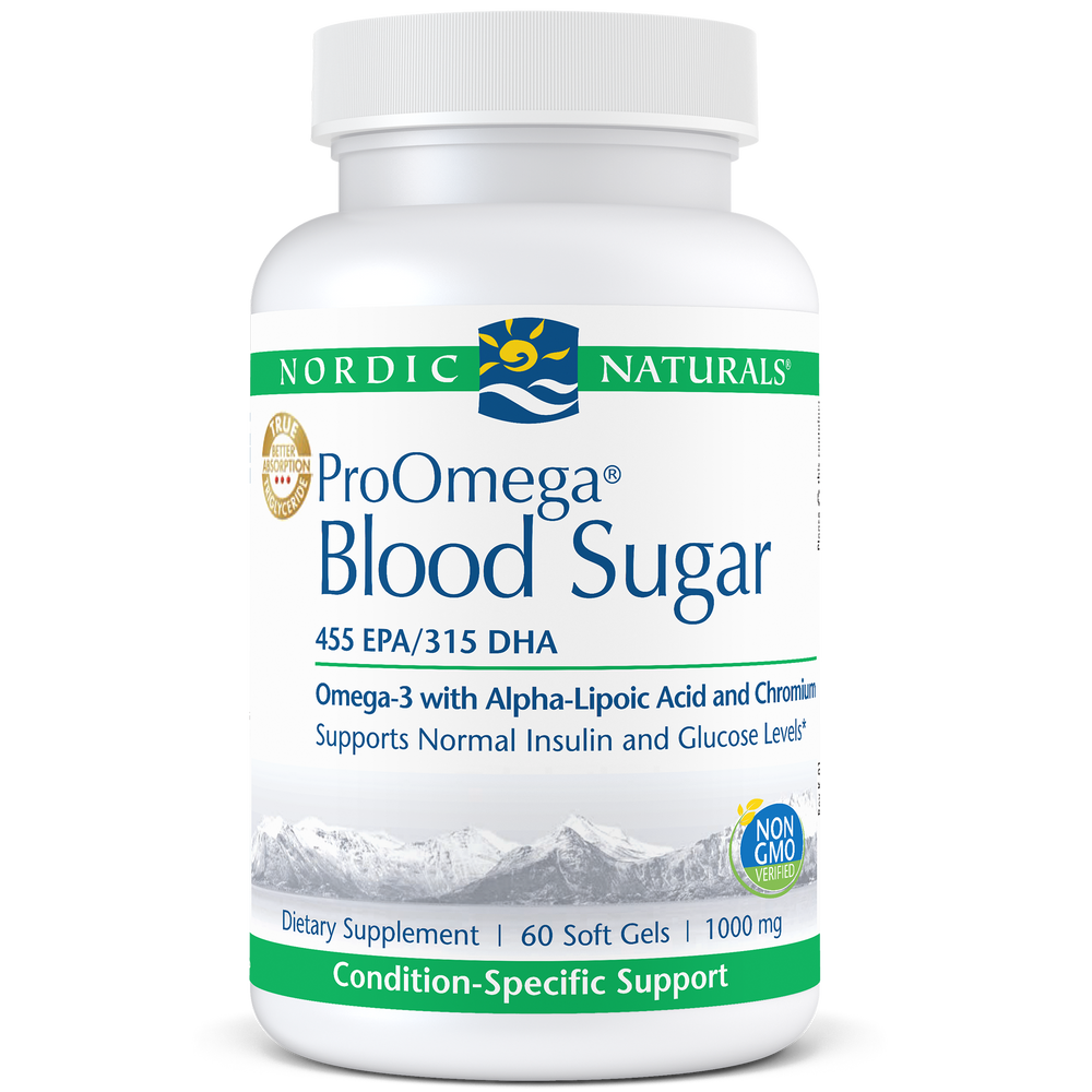 ProOmega Blood Sugar, 60ct | Bottle - SlimGroupinc