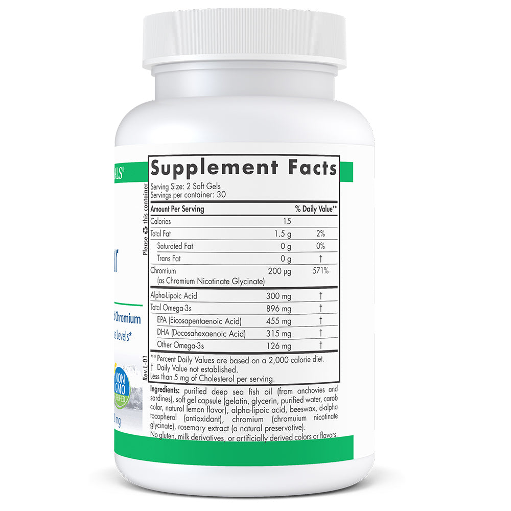 
                  
                    ProOmega Blood Sugar, 60ct | Bottle - SlimGroupinc
                  
                