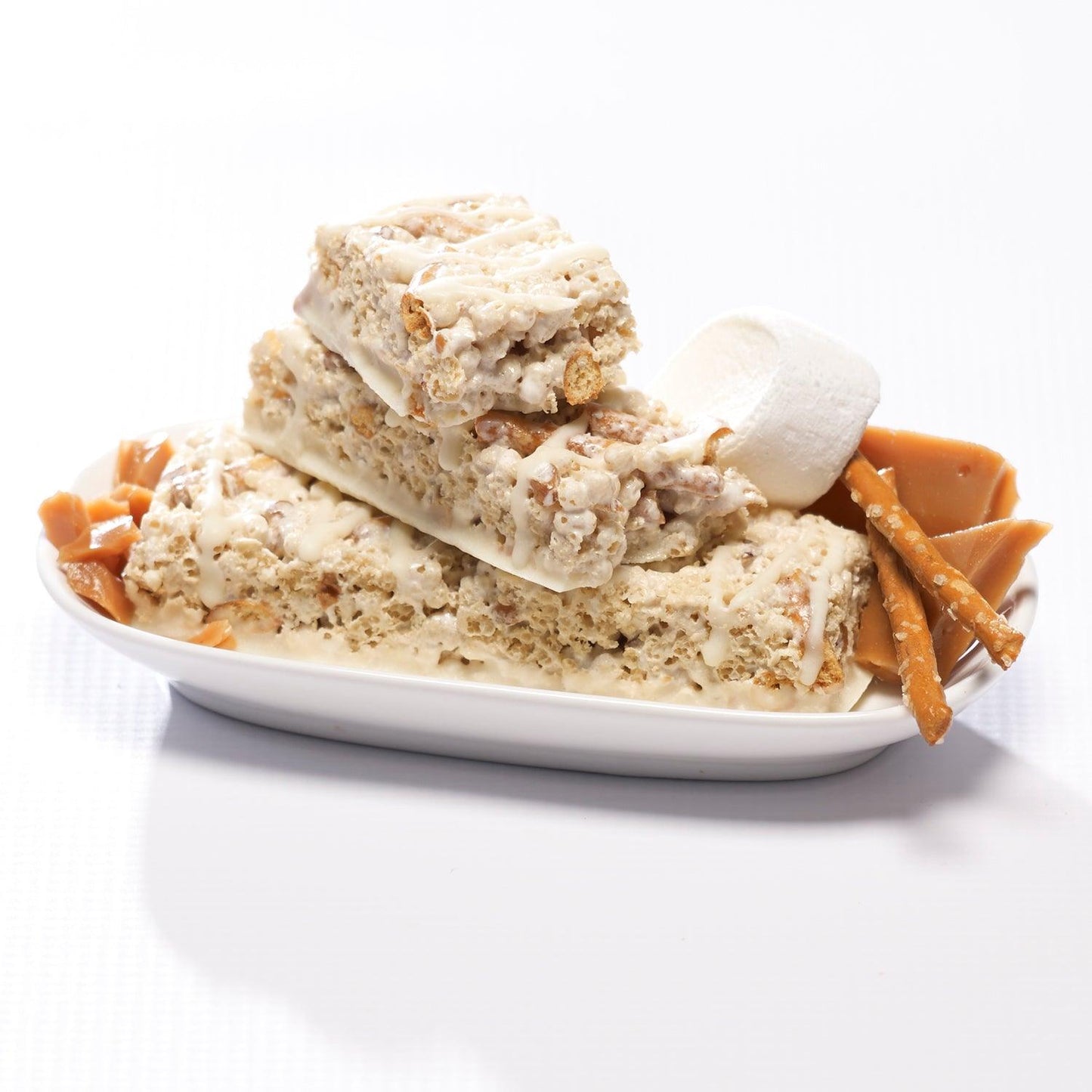 Very Low Carb (VLC) Salted Toffee Pretzel Bar - SlimGroupinc