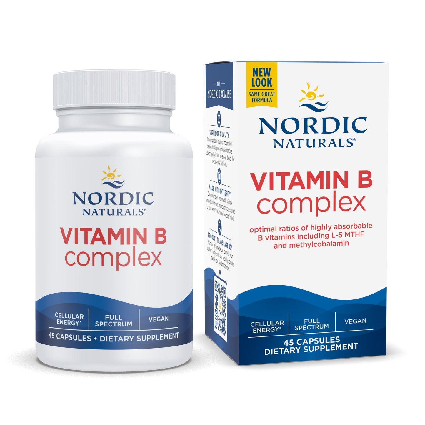Vitamin B Complex 45ct | Bottle - SlimGroupinc