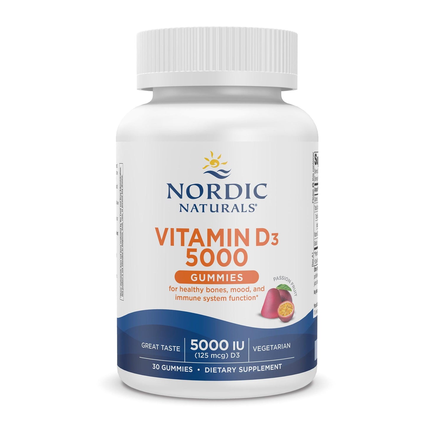 Vitamin D3 5000 Gummies 30ct | Bottle - SlimGroupinc